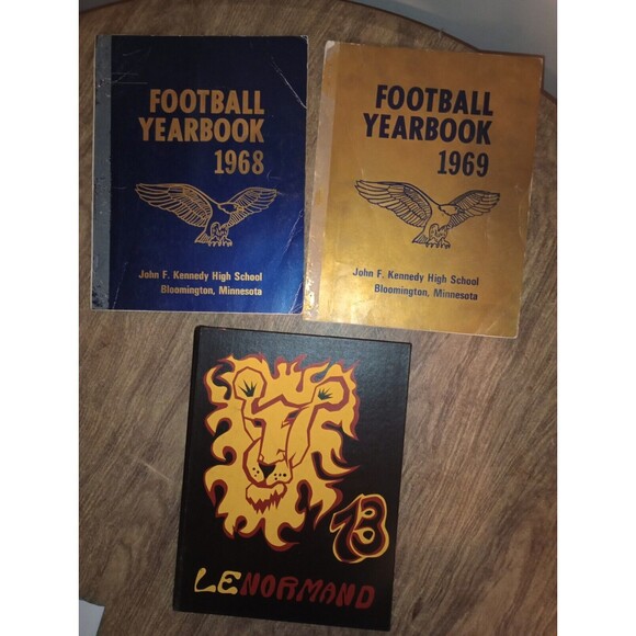 Vintage Retro 60s 70s Yearbooks - Bloomington MN Football High School College - Picture 12 of 16